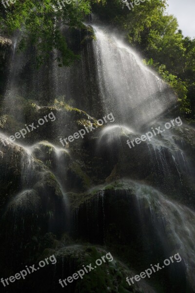 Waterfall Rainforest Nature Water Wilderness