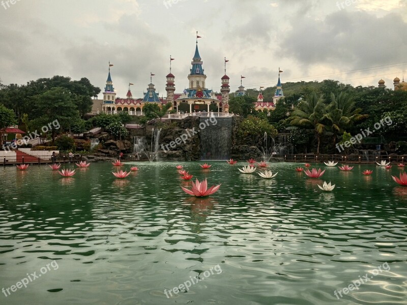 Water Lotus Cloud Imagica Outdoor