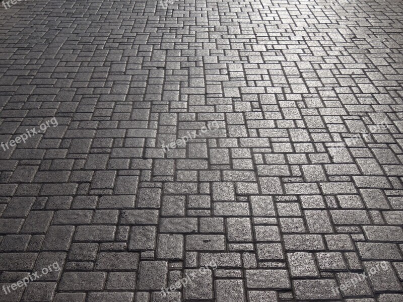 Patch Paving Stone Stones Pattern Road