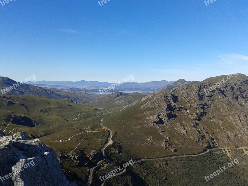 South Africa Landscape Mountain Africa Nature