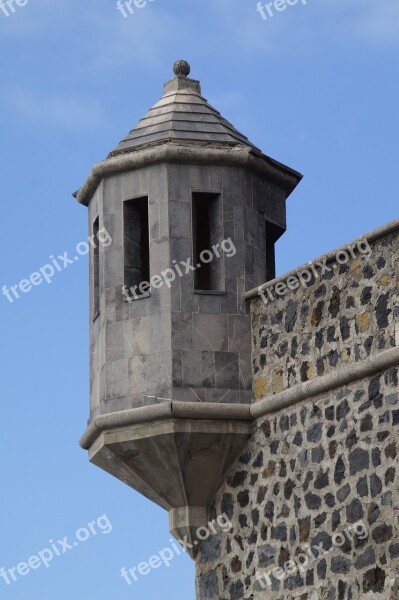 Fort Fortress Bay Window Lookout Tenerife