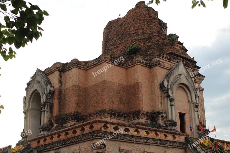 Chiang Mai Stupa Relic Free Photos