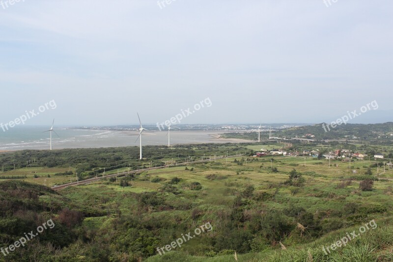 Taiwan The Cape Of Good Hope Windmill Coast Free Photos