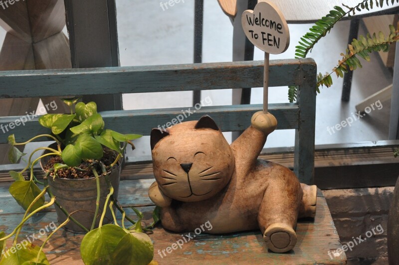 Lucky Cat Gulangyu Island Cute Cat Cartoon