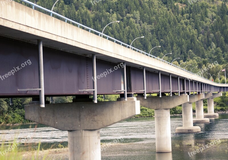 Bridge Infrastructure Concrete Build Road