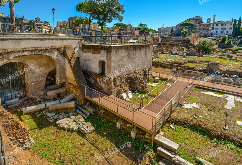 Rome Italy Ruins Forum Roman