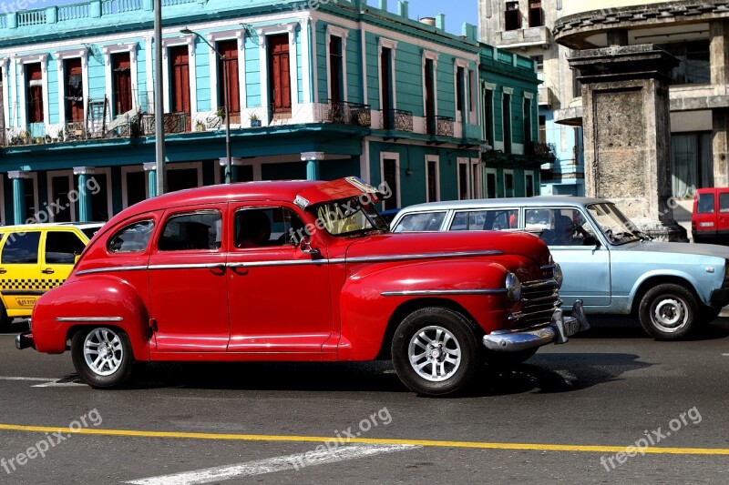 Cuba Cars Vintage Havana Old