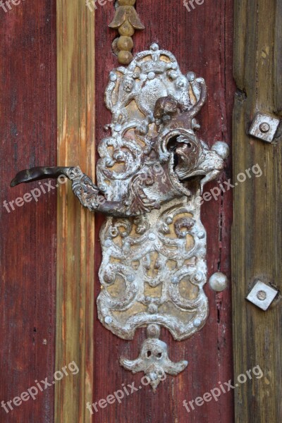 Door Handle Old Church Dinosaur Door Knob