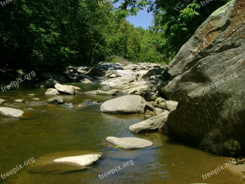 River Mountain River Mountain Landscape Free Photos