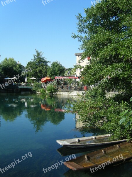 Boats Isle Sorgue Provence Free Photos