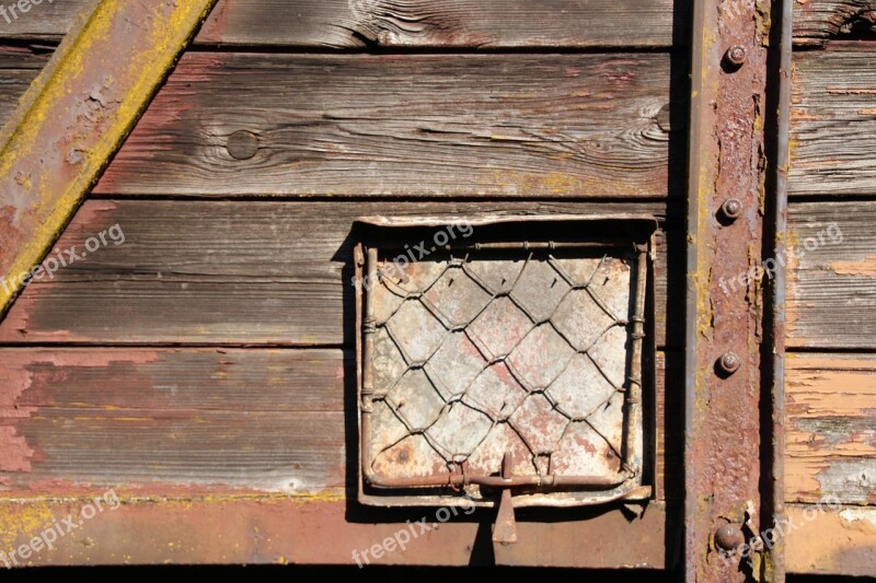 Wood Wagon Disused Trains Old Turned Off