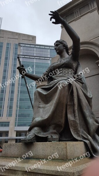 Justice Statue Woman Politics Symbol