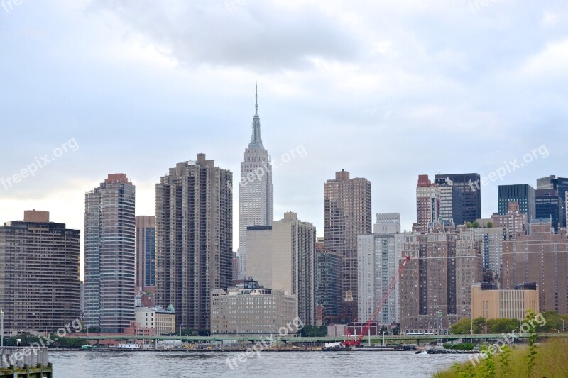 New York Skyline Buildings New York City New York City Skyline