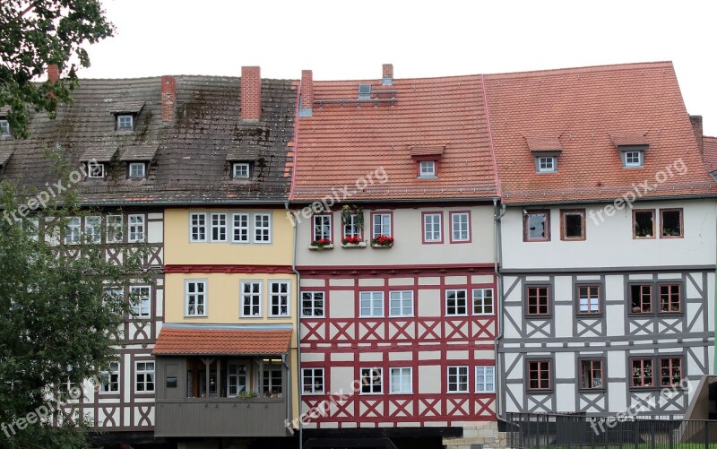 Truss Fachwerkhaus Historic Center Crooked Historically