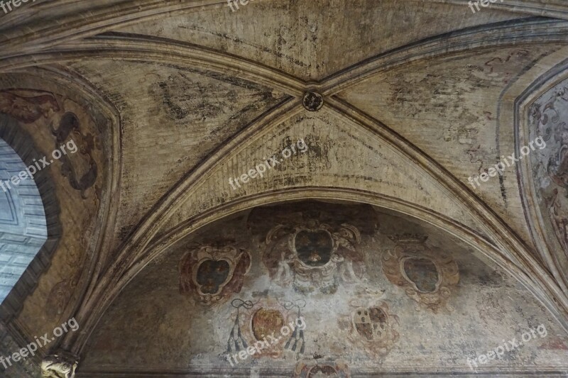 Avignon The Pope Palace The Dome Frescoes Free Photos