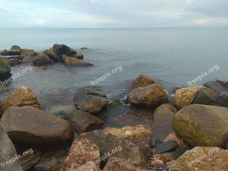 Sea Stones Beach Black Sea Sea ​​stones