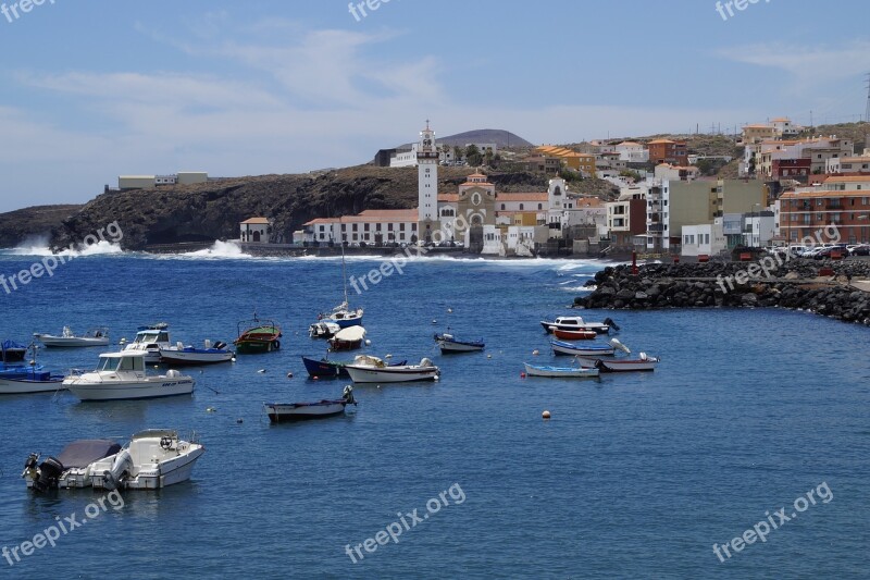 Port City Tenerife Candelaria Port Boats