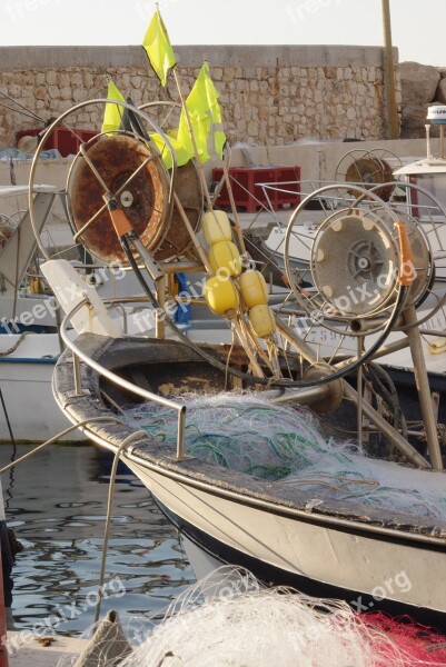 Fishing Marseille France Net Boat