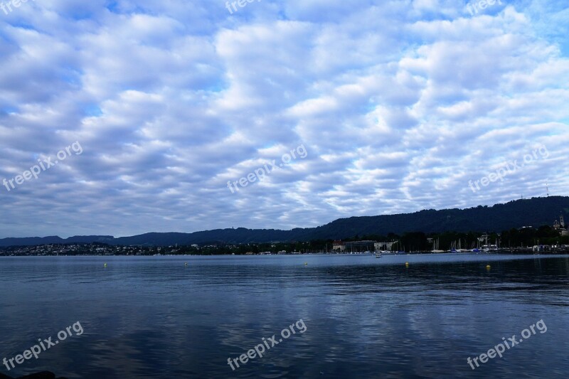 Lake Switzerland Europe Landscape Idyllic