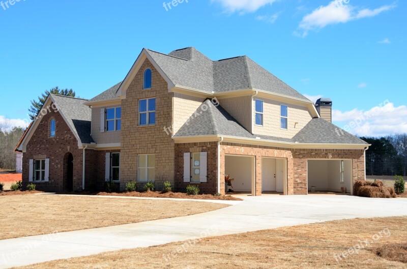 New Home Construction Site House Home