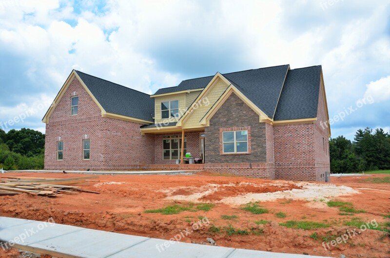 New Home Construction Site House Home