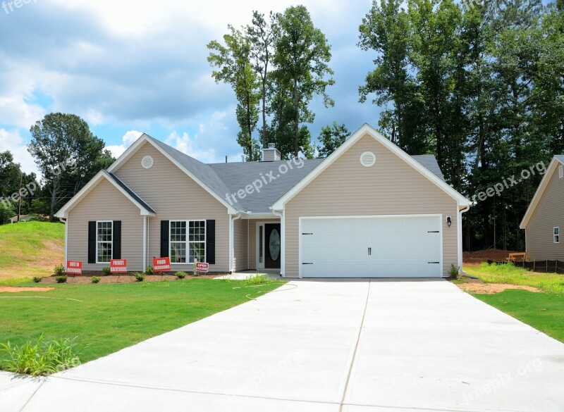 New Home Construction Site House Home