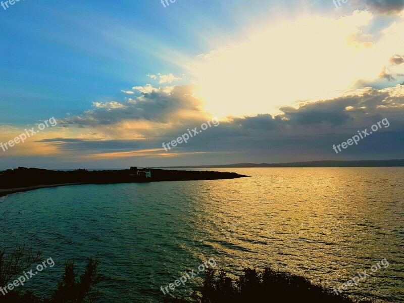 Sardinia Calasetta Sunset Sottotorre Sulcis