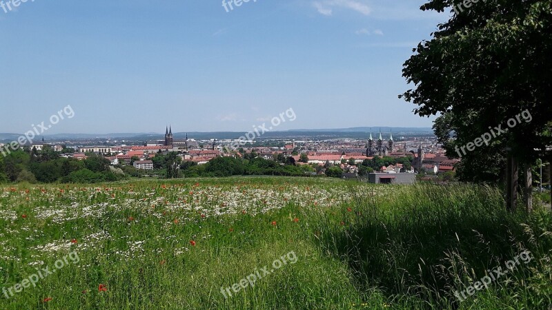 Bamberg Skyline View Altenburg Old Castle Road