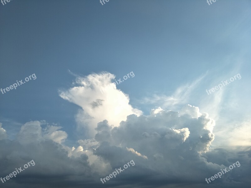 Sun Cloud Wind Light Dark Clouds