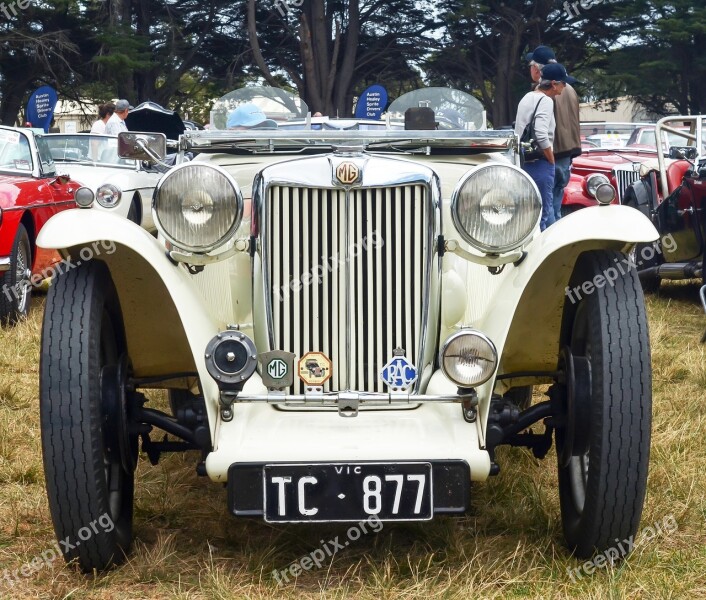 Mg Mg Tc Tc Old Car Vintage Car