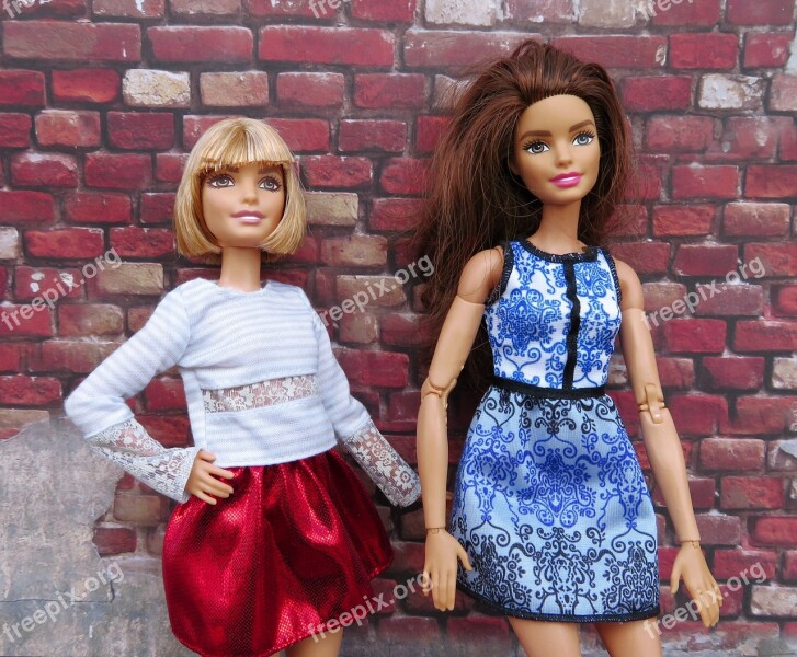 Barbie Doll Urban Brick Wall Fashion