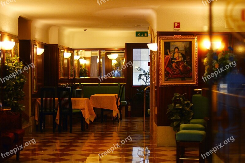 Venice Italy Rich The Interior Of The Hotel