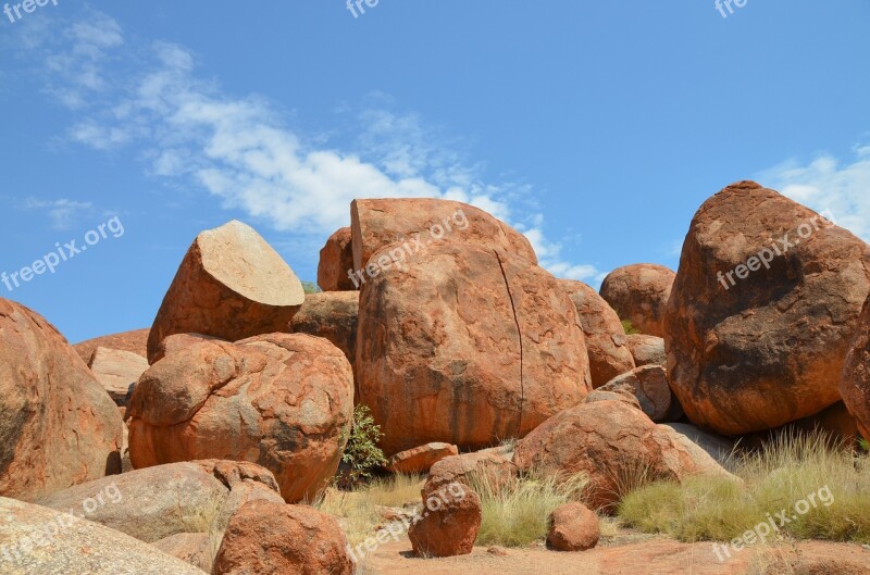 Devils Marbles Karlu Karlu Rocks Rock Australia