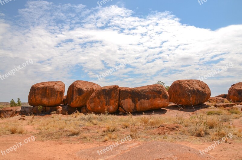 Devils Marbles Karlu Karlu Rocks Rock Australia