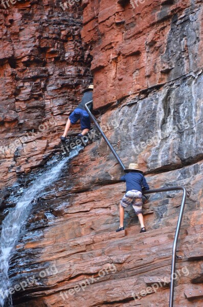 Rock Climbing Precarious Rock Adventure Outdoors