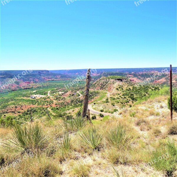 Palo Duro Canyon North Texas Hiking Sky Free Photos