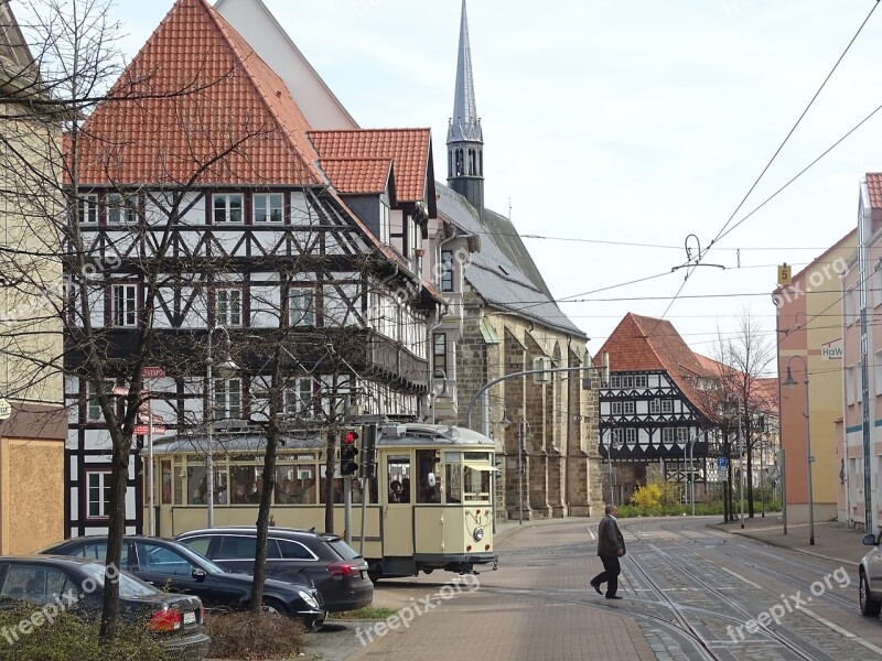 Tram Old Historically Nostalgia Traffic