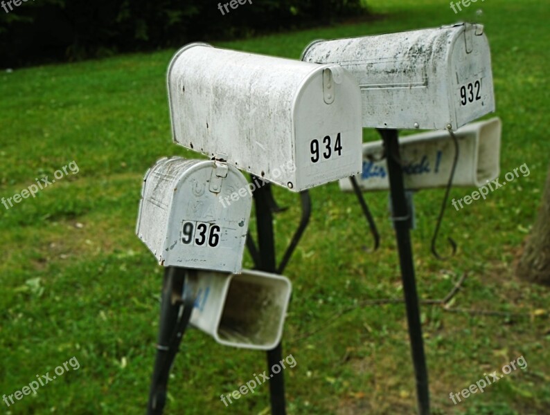 Mailbox Postbox Letterbox Mail Post