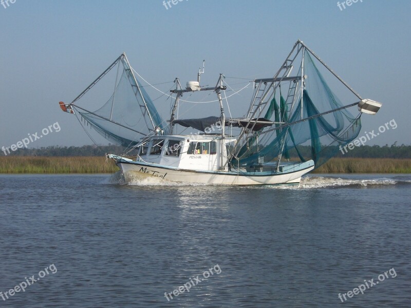 Shrimp Boat Bayou Mississippi Free Photos