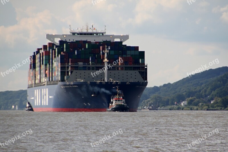 Container Ship Container Ship Freighter Shipping