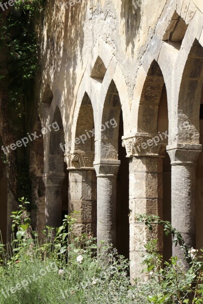 Church Sorrento Italy Architecture Archway