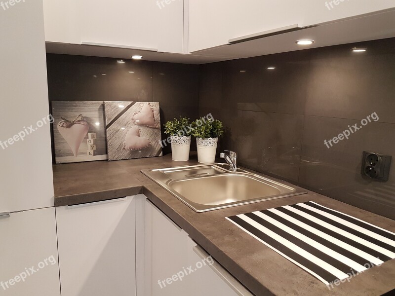 Kitchen The Interior Of The Apartment Comfortable Apartment Residential Interior