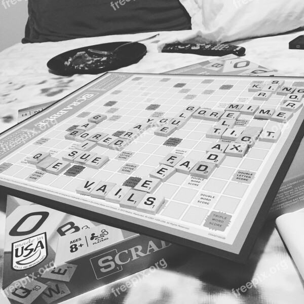 Scrabble Board Game Word Game Letter