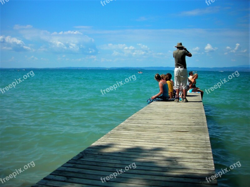 Web Jetty Lake Water Nature