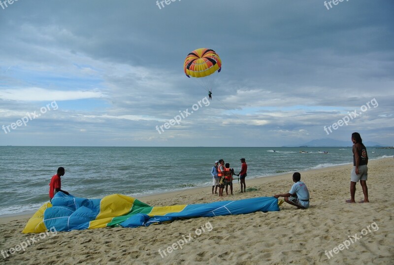 Penang Malaysia Water Sports Sea Beach