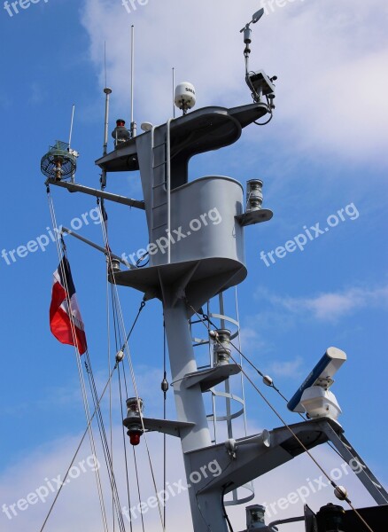 Crow's Nest Mast Ship Rigging Boat