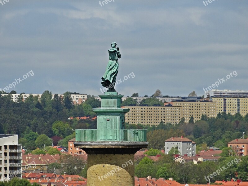 Gothenburg Views City Statue Sweden