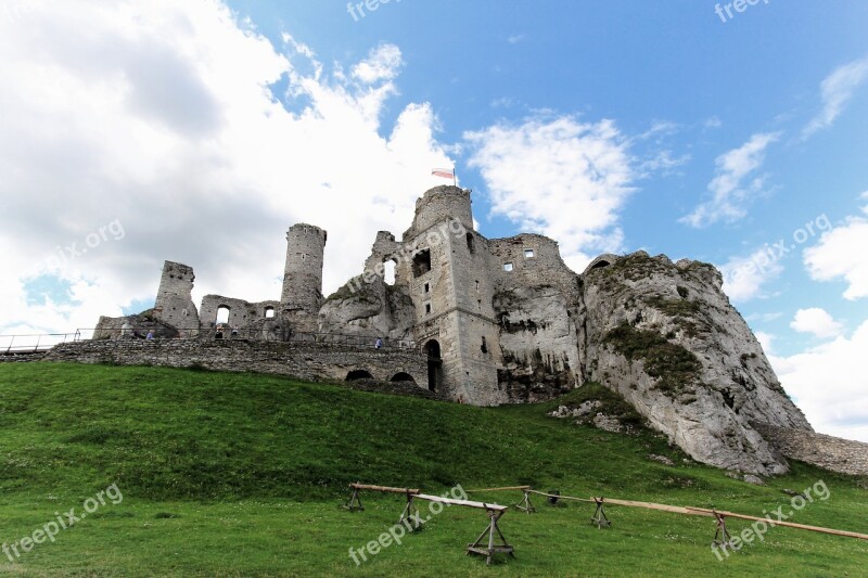 Old Ruin Building Attraction Landscape