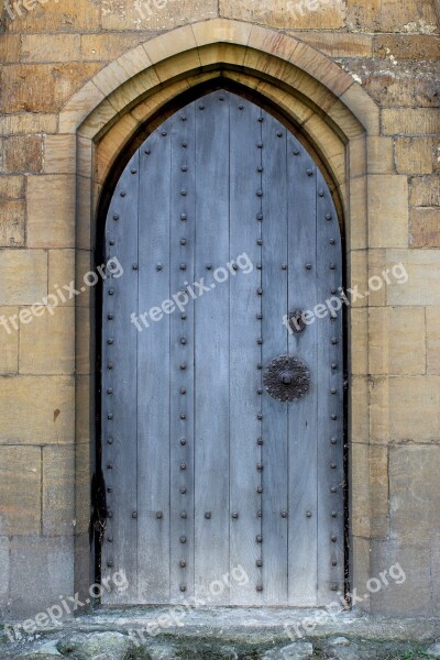 Door Doorway Wall Medieval Middle Ages