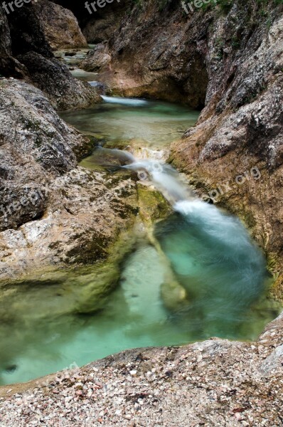 Clammy Water Gorge Nature Waterfall